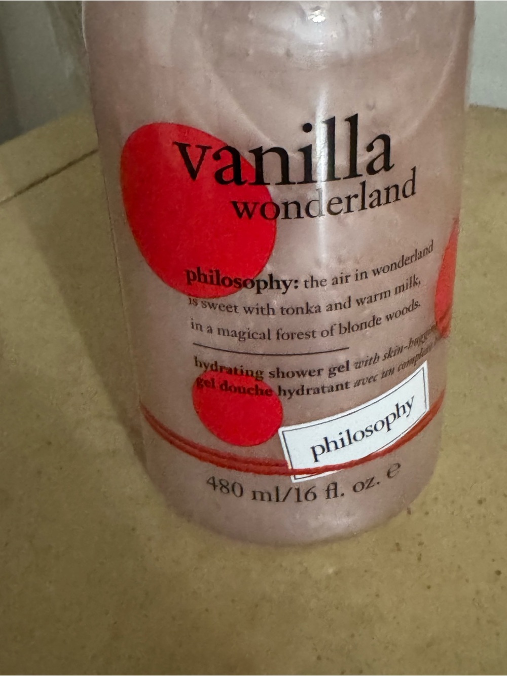 philosophy Vanilla Wonderland Hydrating Shower Gel - 16oz New sealed - Picture 4 of 4